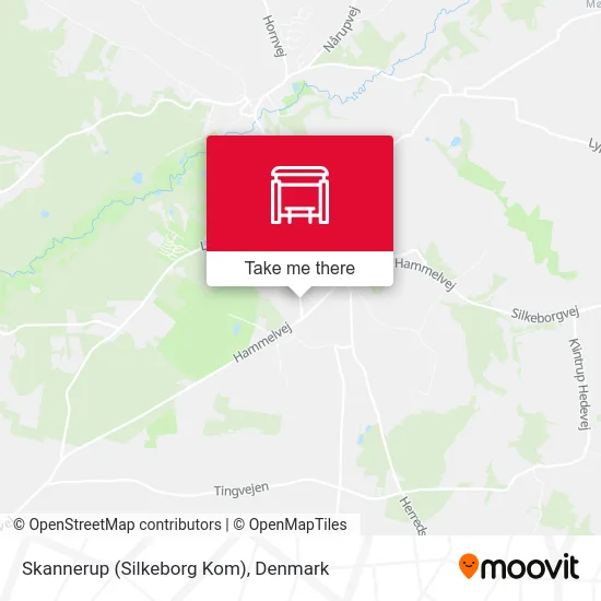 Skannerup (Silkeborg Kom) map