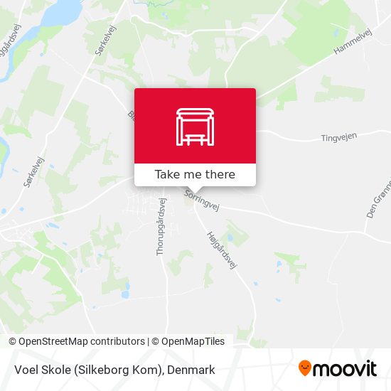 Voel Skole (Silkeborg Kom) map