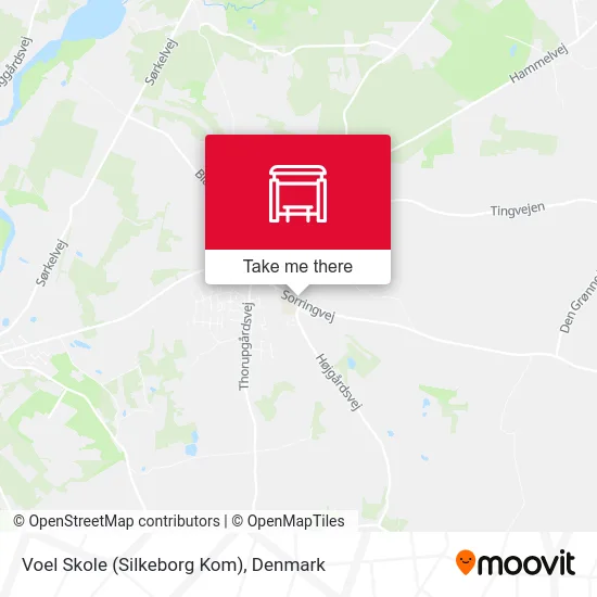 Voel Skole (Silkeborg Kom) map