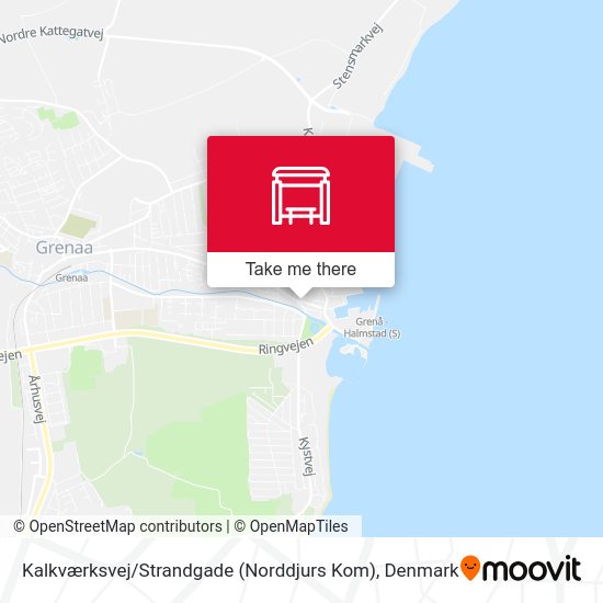 Kalkværksvej / Strandgade (Norddjurs Kom) map
