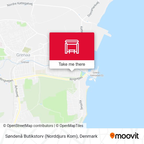 Søndenå Butikstorv (Norddjurs Kom) map