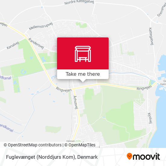 Fuglevænget (Norddjurs Kom) map