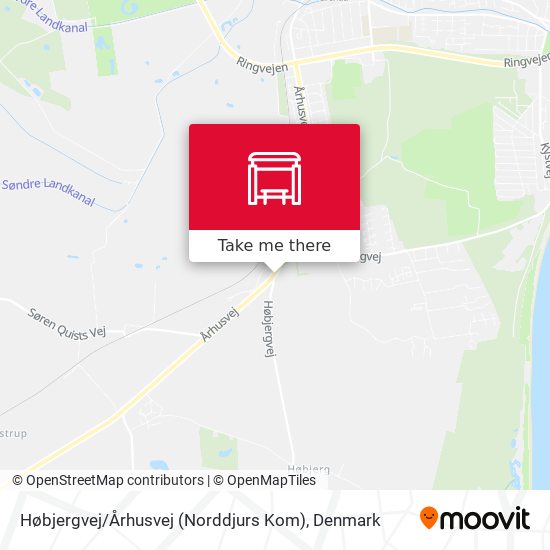 Høbjergvej / Århusvej (Norddjurs Kom) map