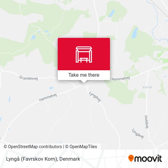 Lyngå (Favrskov Kom) map