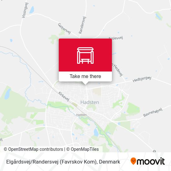 Elgårdsvej / Randersvej (Favrskov Kom) map