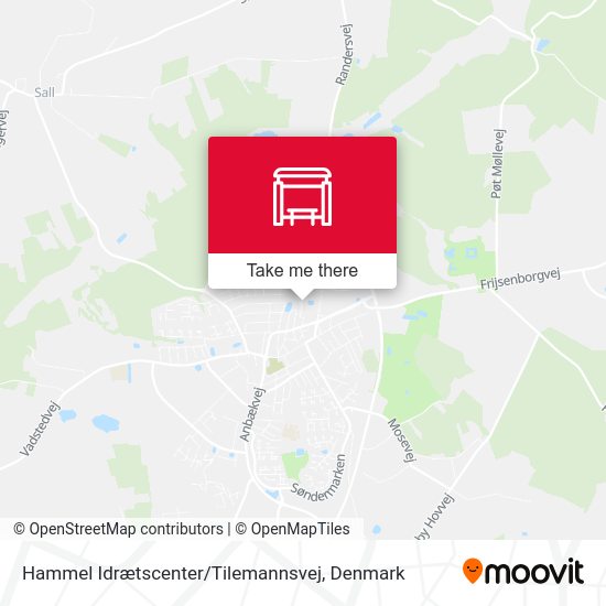 Hammel Idrætscenter / Tilemannsvej map