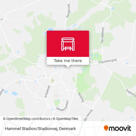 Hammel Stadion/Stadionvej map
