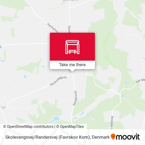 Skolevangsvej / Randersvej (Favrskov Kom) map