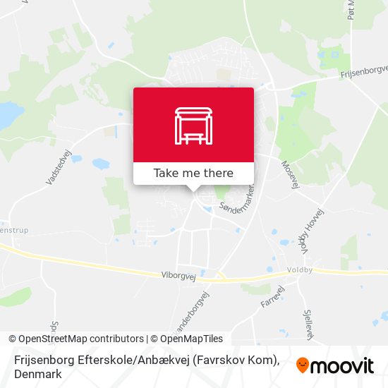 Frijsenborg Efterskole / Anbækvej (Favrskov Kom) map
