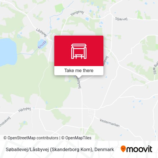 Søballevej / Låsbyvej (Skanderborg Kom) map