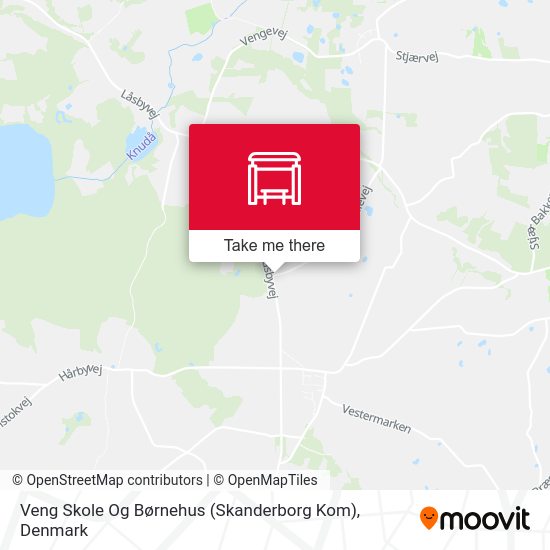 Veng Skole Og Børnehus (Skanderborg Kom) map