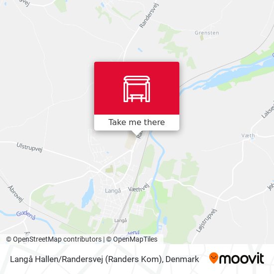 Langå Hallen / Randersvej (Randers Kom) map