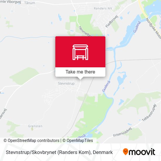 Stevnstrup / Skovbrynet (Randers Kom) map