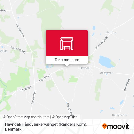 Havndal / Håndværkervænget (Randers Kom) map