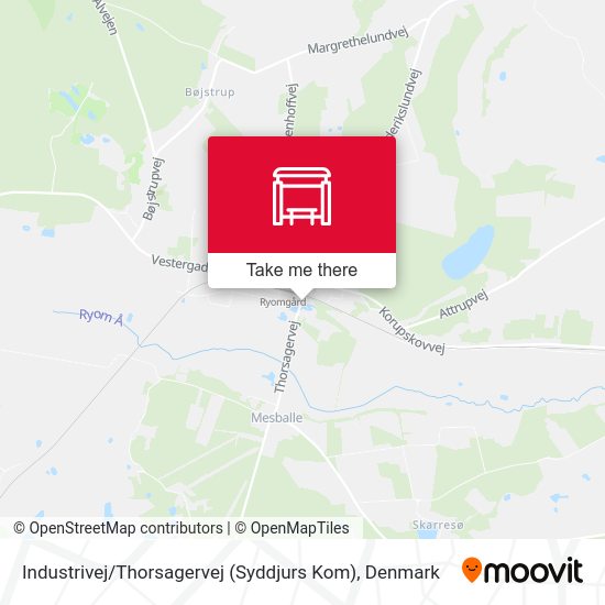 Industrivej / Thorsagervej (Syddjurs Kom) map