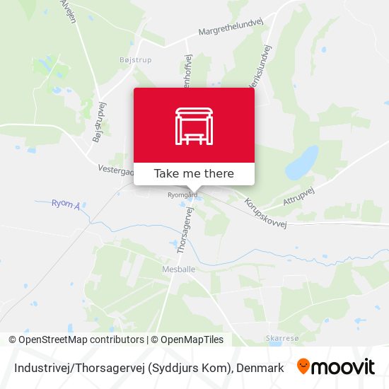 Industrivej / Thorsagervej (Syddjurs Kom) map