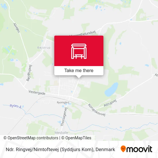 Ndr. Ringvej / Nimtoftevej (Syddjurs Kom) map