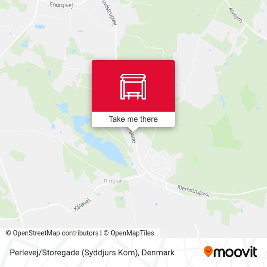 Perlevej / Storegade (Syddjurs Kom) map