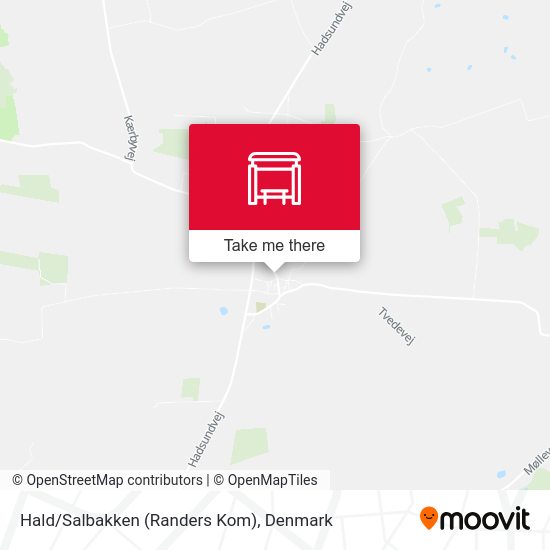 Hald/Salbakken (Randers Kom) map