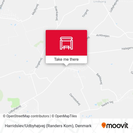 Harridslev / Udbyhøjvej (Randers Kom) map