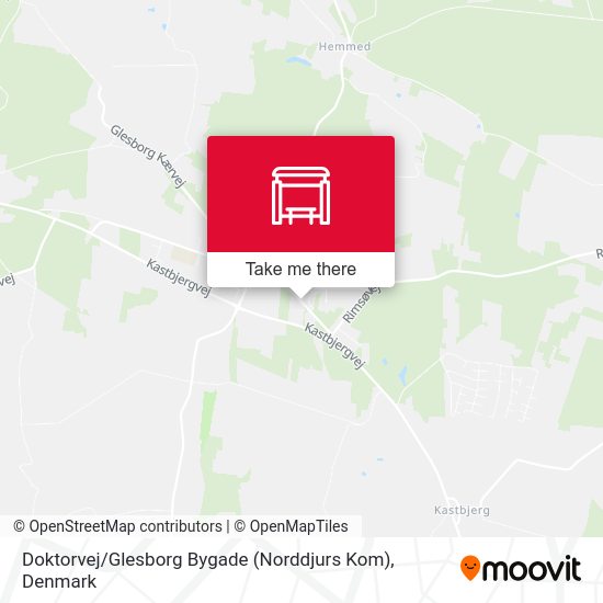 Doktorvej / Glesborg Bygade (Norddjurs Kom) map