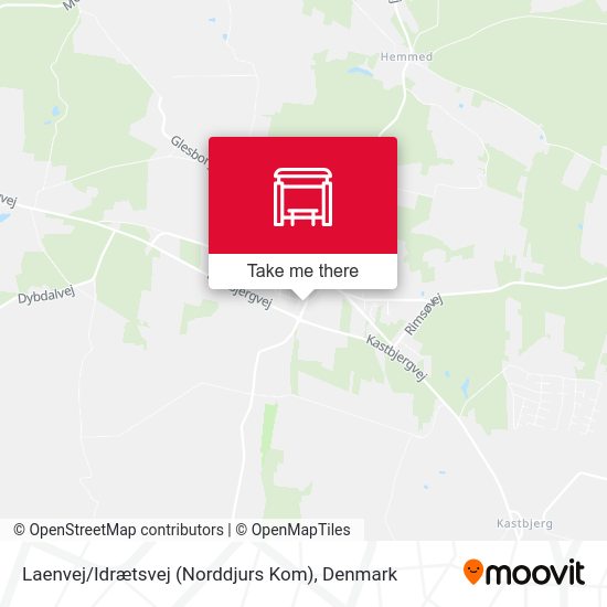 Laenvej / Idrætsvej (Norddjurs Kom) map