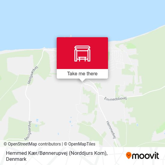Hemmed Kær / Bønnerupvej (Norddjurs Kom) map