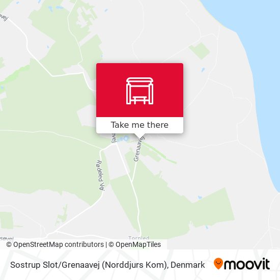Sostrup Slot / Grenaavej (Norddjurs Kom) map