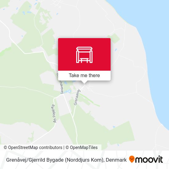 Grenåvej / Gjerrild Bygade (Norddjurs Kom) map