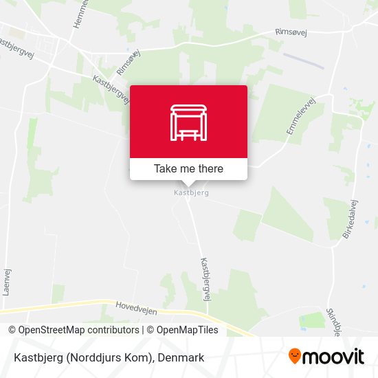 Kastbjerg (Norddjurs Kom) map