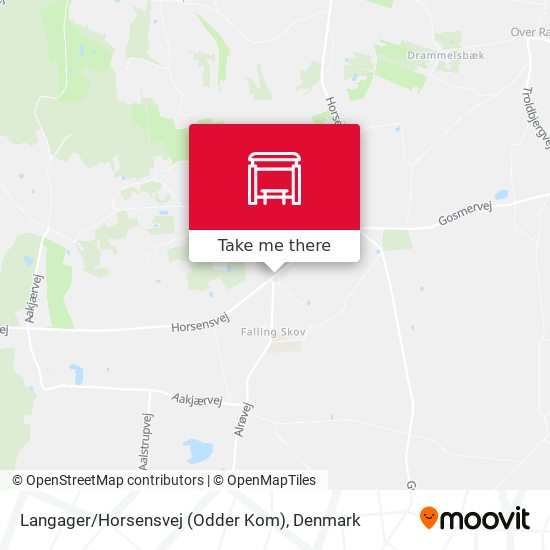 Langager / Horsensvej (Odder Kom) map