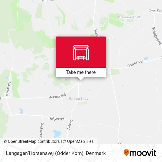 Langager / Horsensvej (Odder Kom) map