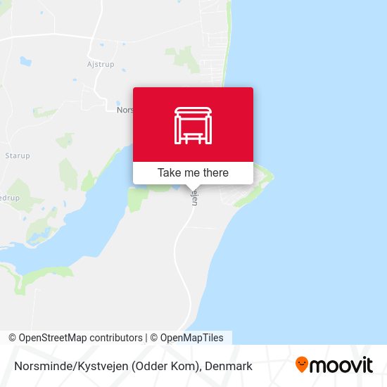 Norsminde / Kystvejen (Odder Kom) map