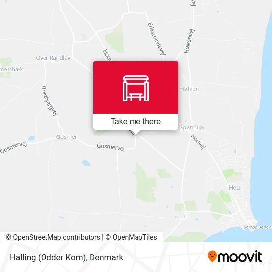 Halling (Odder Kom) map