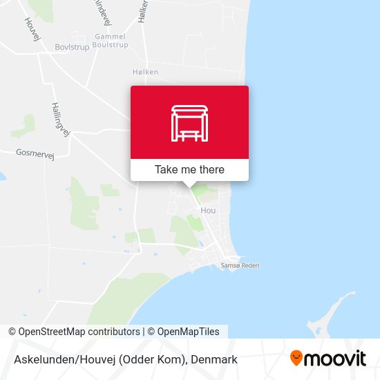 Askelunden/Houvej (Odder Kom) map