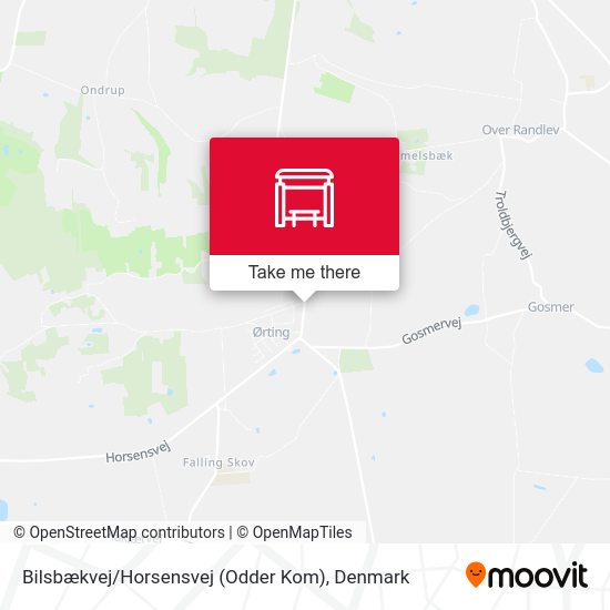 Bilsbækvej / Horsensvej (Odder Kom) map