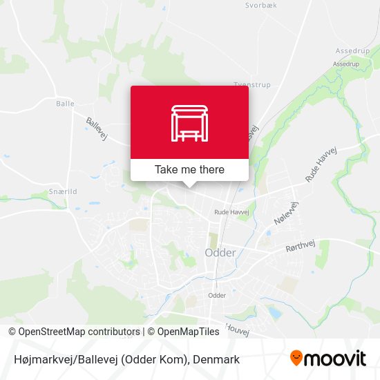 Højmarkvej / Ballevej (Odder Kom) map