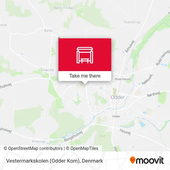 Vestermarkskolen (Odder Kom) map