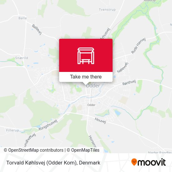 Torvald Køhlsvej (Odder Kom) map
