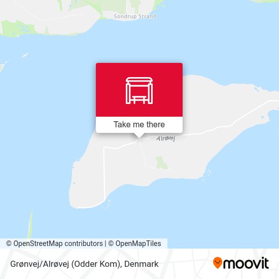 Grønvej/Alrøvej (Odder Kom) map