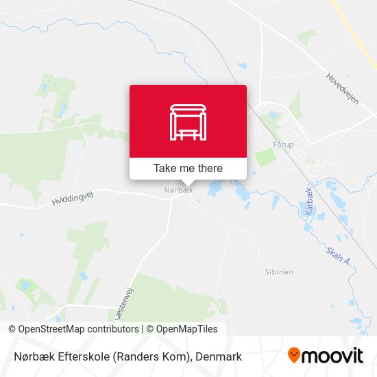 Nørbæk Efterskole (Randers Kom) map