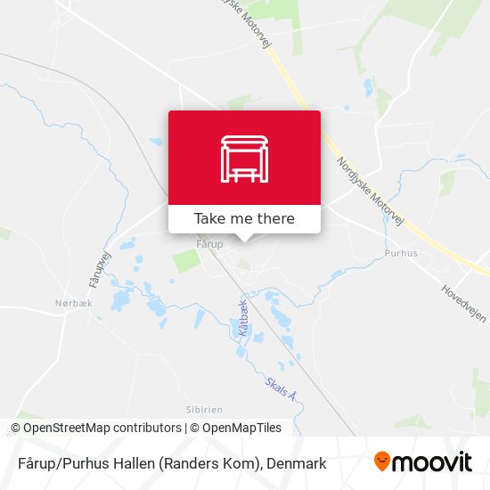 Fårup / Purhus Hallen (Randers Kom) map