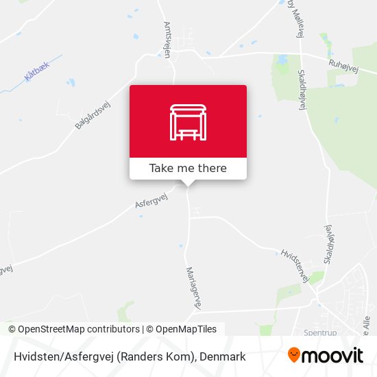 Hvidsten / Asfergvej (Randers Kom) map