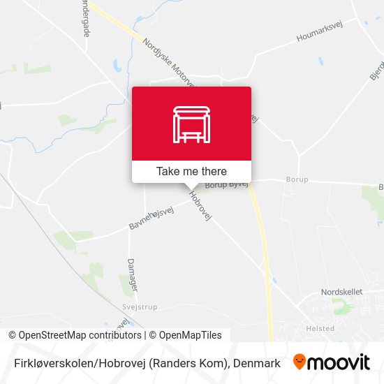 Firkløverskolen / Hobrovej (Randers Kom) map