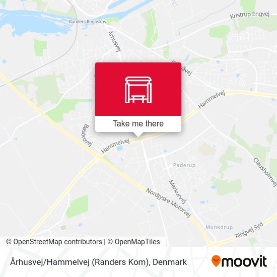 Århusvej / Hammelvej (Randers Kom) map