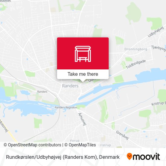 Rundkørslen / Udbyhøjvej (Randers Kom) map