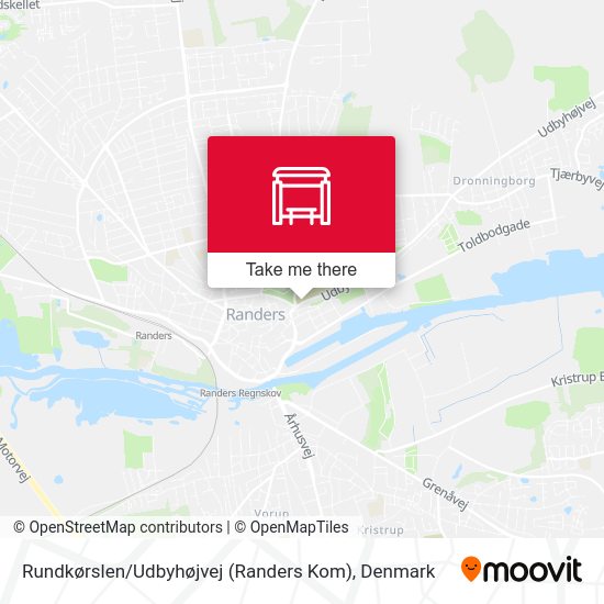 Rundkørslen / Udbyhøjvej (Randers Kom) map