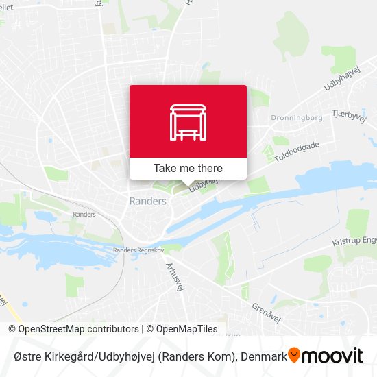 Østre Kirkegård / Udbyhøjvej (Randers Kom) map