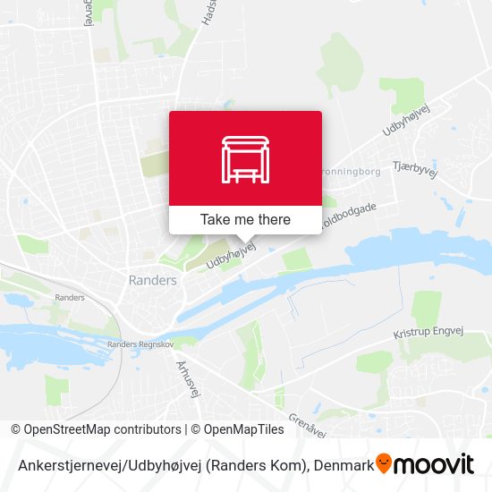 Ankerstjernevej / Udbyhøjvej (Randers Kom) map