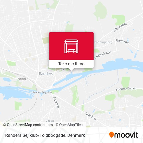 Randers Sejlklub/Toldbodgade map